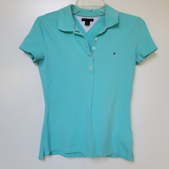 Turquoise Polo Shirt - Picture 2 of 3